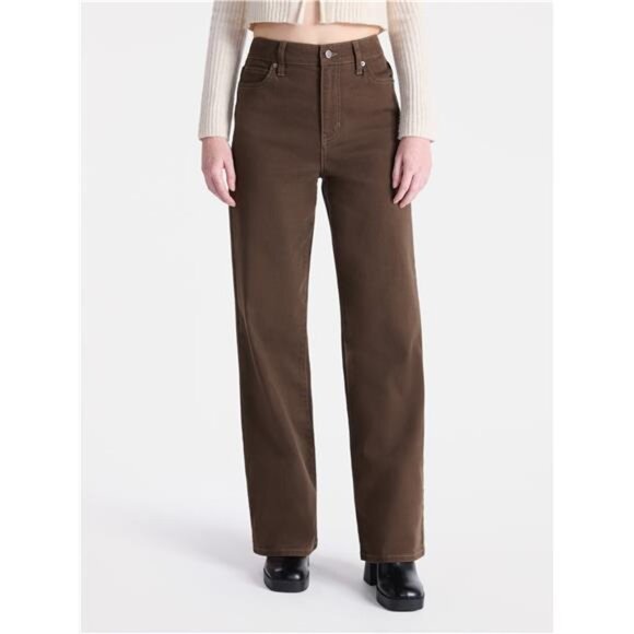 BRAND NEW High Rise Baggy Wide Leg Jeans, 32'' Inseam, Women’s - Picture 1 of 6